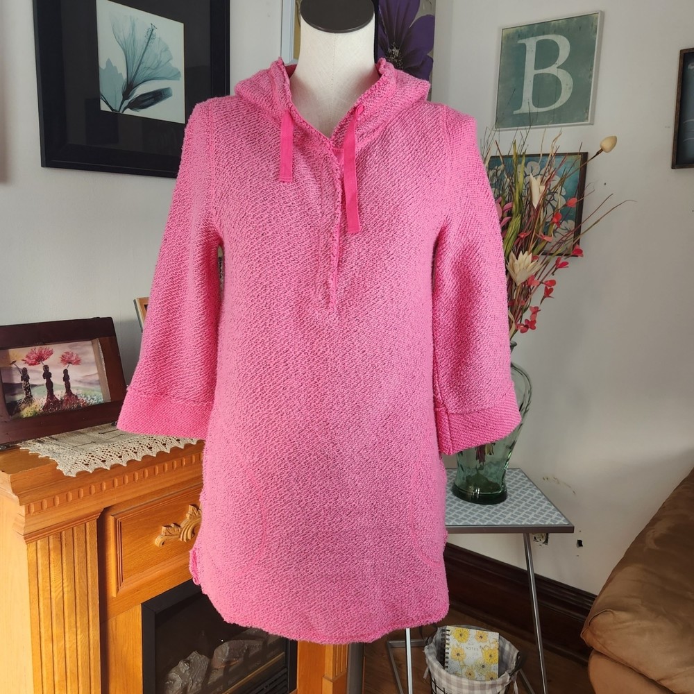 Soft Surroundings Hooded Tunic Sweater Sweatshirt Size XS
